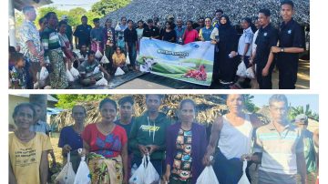 Berbagi dan Menebar Kebaikan Di Sabu Raijua, HF dan Yayasan GPS  Serahkan Hewan Kurban 