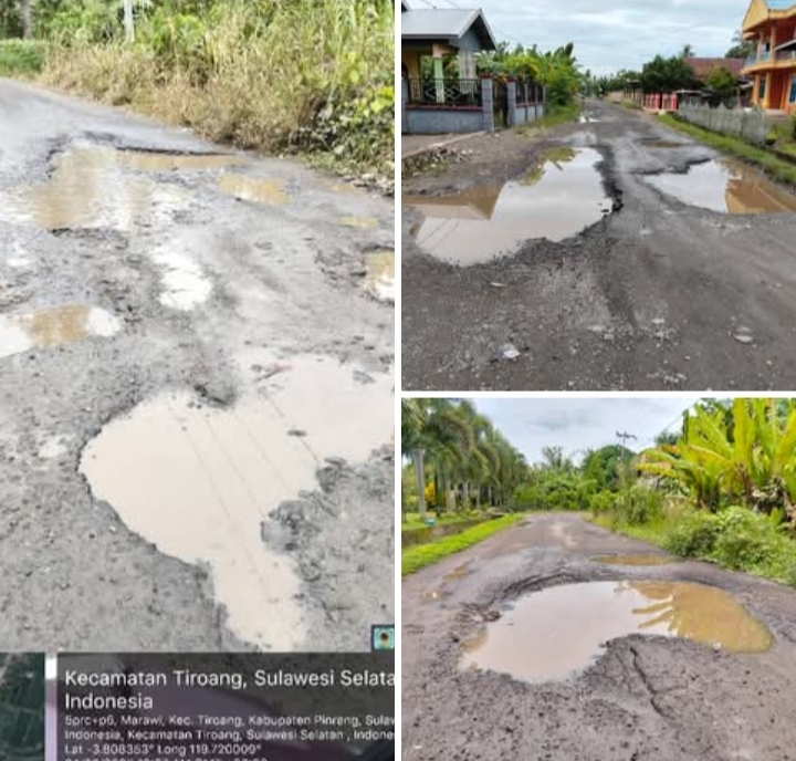 Warga Mengeluh Jalan Rusak,Butuh Perhatian Pemerintah.