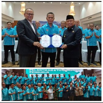 Herry Suprianto Dan Pengurus KONI Kota Depok Resmi Dilantik KONI Provinsi Jawa Barat