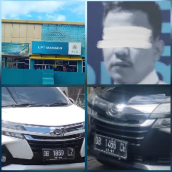 Oknum Karyawan PLN UPT Manado, diduga Gelapkan Dua Unit Mobil Rental