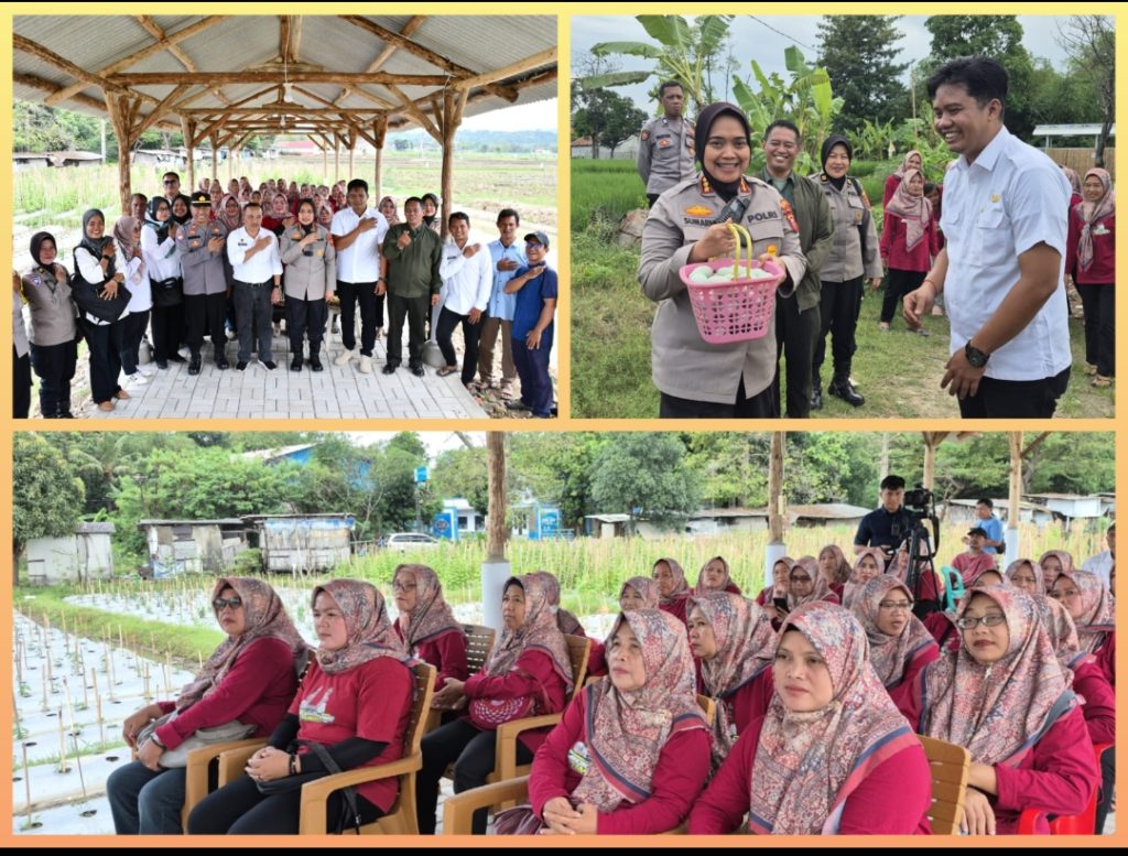 Polresta Cirebon Resmikan KWT Hijau Daun Cirebon Girang