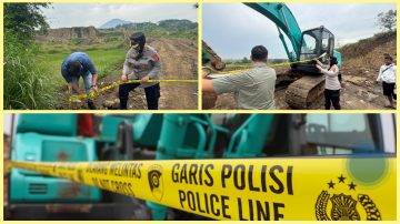 Polresta Cirebon Segel Tambang Galian C Diduga Ilegal di Beber