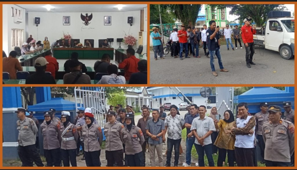 Depan DPRD Tolitoli, Tuntut Penjelasan Ketidakhadiran Anggota Dewan