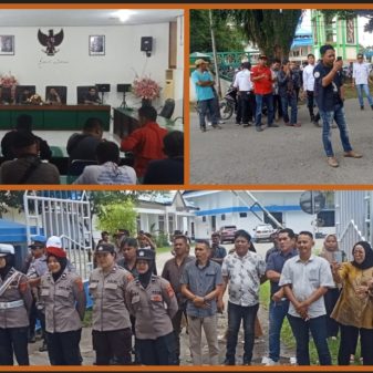 Depan DPRD Tolitoli, Tuntut Penjelasan Ketidakhadiran Anggota Dewan