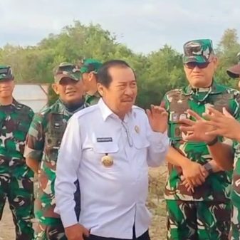 Nagekeo Flores : Kasdam IX Udayana Tinjau Lokasi Pembangunan Batalion TP 834