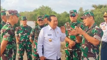 Nagekeo Flores : Kasdam IX Udayana Tinjau Lokasi Pembangunan Batalion TP 834