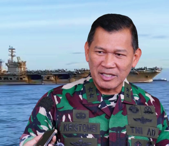 Kapuspen TNI : Kapal Perang AS USS Nimitz Gunakan Hak Lintas Transit Lewati Selat Malaka