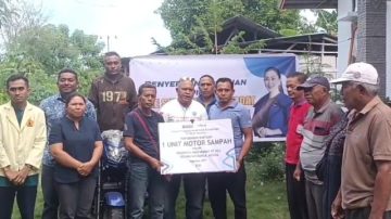 Bantuan Aspirasi Julie Laiskodat, Dukung Kota Mbay Bebas Sampah