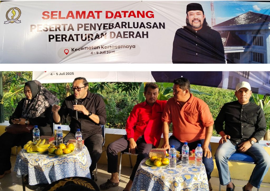 Wakil Ketua DPRD Provinsi Jawa Barat Ono Surono, S.T. lakukan Sosialisai Peraturan Daerah di Desa Kliwed.