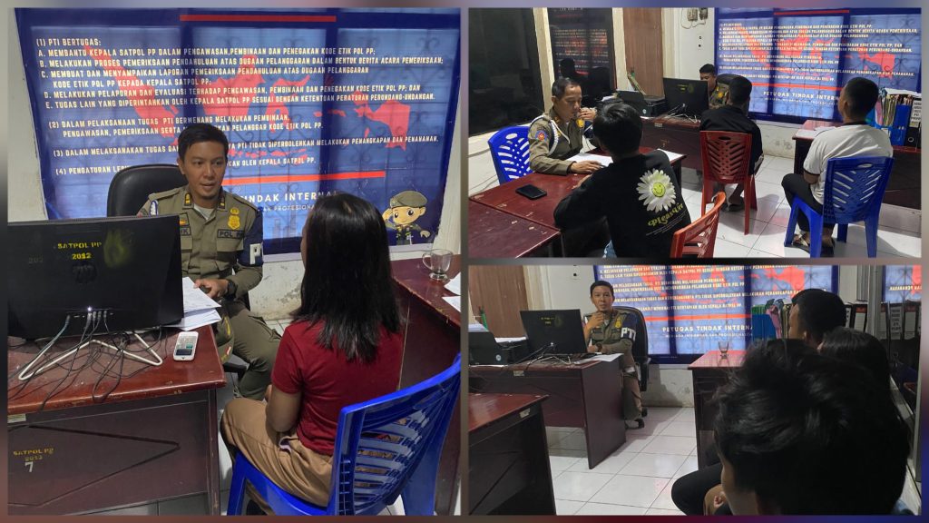 Tim Hunter 07 Satpol PP Sikat Aktivitas Miras Remaja di Kosan Kelurahan Baru