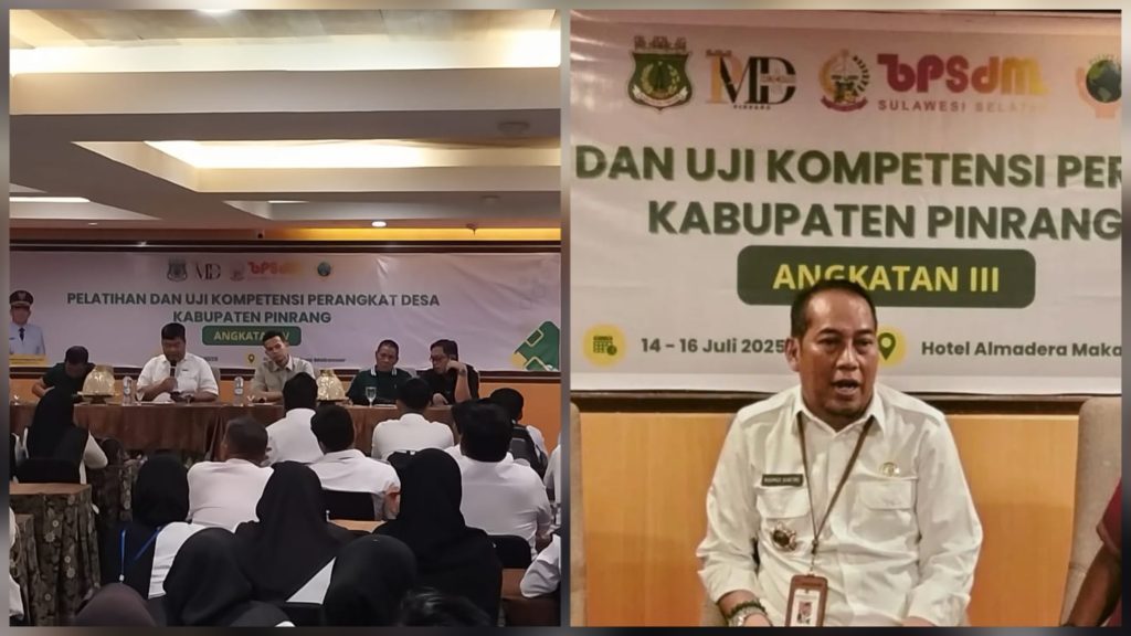 Kadis PMD:Uji kompetensi Perangkat Desa,Kalau di Laksanakan di Pinrang Anggaran Membengkak