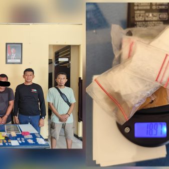 Polsek Dondo Tangkap Terduga Pengedar 79 Paket Sabu di Desa Pangkung