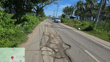 Belum Cukup Setahun, Proyek Betonisasi di Desa Baji Mangngai Maros Sudah Hancur