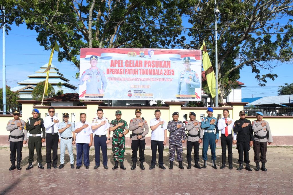 Kapolres Tolitoli Pimpin Upacara Pembukaan Operasi Patuh Tinombala 2025: Baca Amanat Kapolda Sulteng