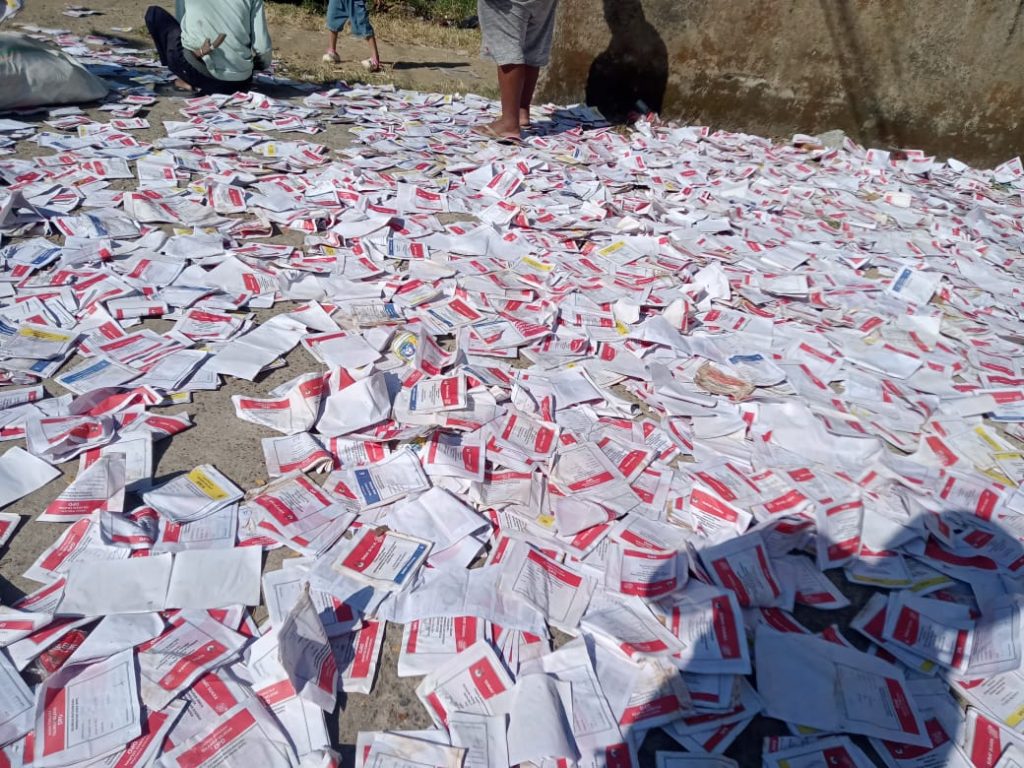 Ditemukan Surat Suara Bekas Pileg 2024 Yang Bukan Dimunaskan Malah Ingin Dijual di Maros