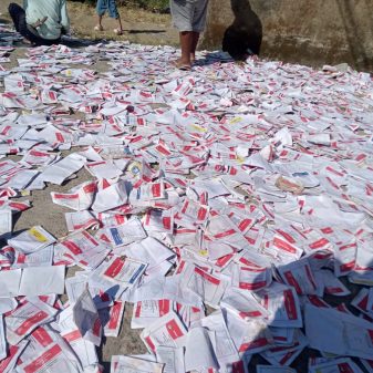 Ditemukan Surat Suara Bekas Pileg 2024 Yang Bukan Dimunaskan Malah Ingin Dijual di Maros