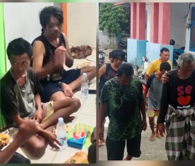 LIMA KRU KM. MUTMA JAYA 03 SELAMAT SETELAH 14 HARI TEROMBANG-AMBING DI LAUT