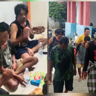 LIMA KRU KM. MUTMA JAYA 03 SELAMAT SETELAH 14 HARI TEROMBANG-AMBING DI LAUT