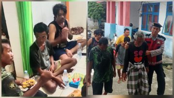 LIMA KRU KM. MUTMA JAYA 03 SELAMAT SETELAH 14 HARI TEROMBANG-AMBING DI LAUT