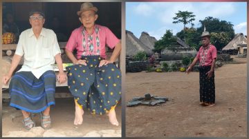 Ketua Komisi A Partai Perindo,  DPRD Nagekeo Lukas Mbulang.SH, Kunjungi Kampung Adat Nggela-Lio di Ende