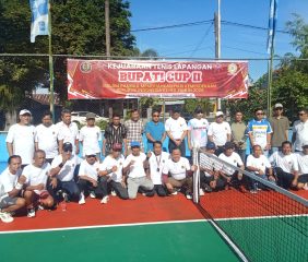 Sambut HUT RI Ke-80, Kejuaraan Tenis Lapangan Bupati Cup II Tolitoli Telah Dibuka