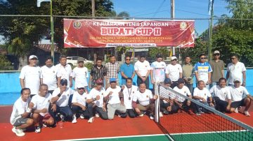 Sambut HUT RI Ke-80, Kejuaraan Tenis Lapangan Bupati Cup II Tolitoli Telah Dibuka