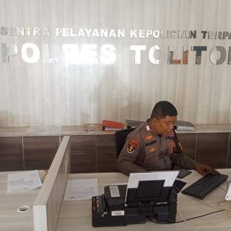 Bripka Kahar Daeng, Bintang Pelayanan di Sentra Kepolisian Terpadu Polres Tolitoli