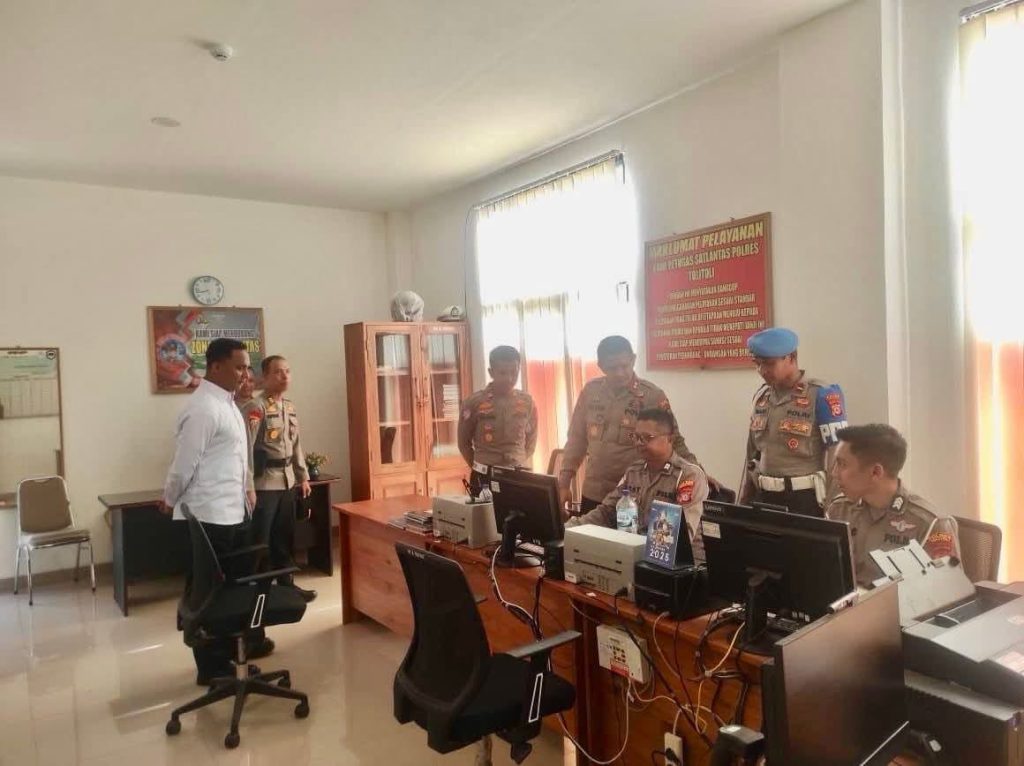 Kapolres Tolitoli Lakukan Sidak, Pastikan Pelayanan Publik Optimal