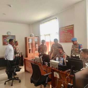 Kapolres Tolitoli Lakukan Sidak, Pastikan Pelayanan Publik Optimal