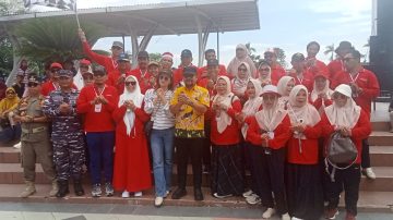 Meriah, Lomba Gerak Jalan SD dan SMP se-Kabupaten Tolitoli Resmi Dibuka Sekda Tolitoli