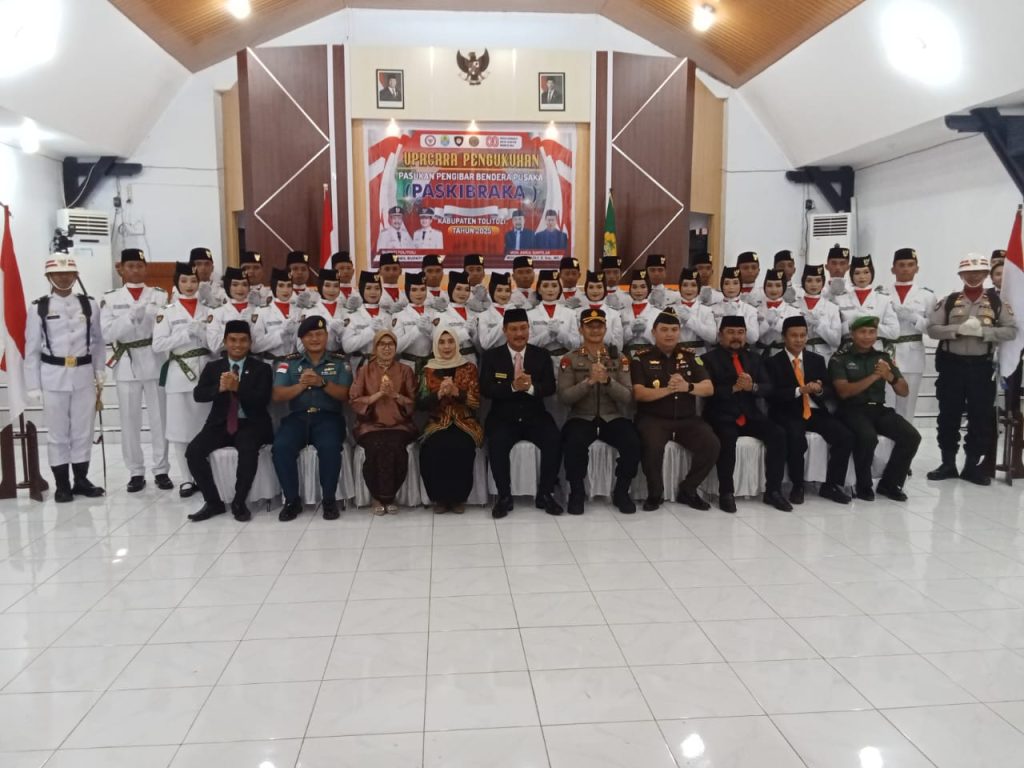 Pengukuhan Calon Paskibraka Kabupaten Tolitoli 2025: Titik Awal Pengabdian untuk Merah Putih
