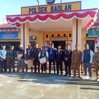 Upacara Peringatan HUT ke-80 RI di Mapolsek Baolan Berlangsung Khidmat