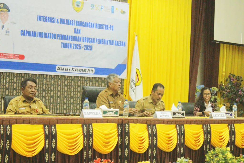 Pemda Sabu Raijua Apresiasi LSM PMPB NTT Atas Dukungan Penyusunan Dokumen Strategis Daerah
