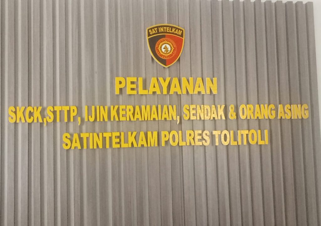 Cukup Daftar Lewat HP, SKCK Langsung Jadi di Polres Tolitoli