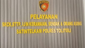 Cukup Daftar Lewat HP, SKCK Langsung Jadi di Polres Tolitoli