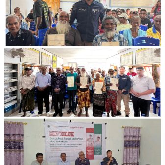 Sukseskan Program PTSL 2025, Kantor Pertanahan Sabu Raijua Serahkan Ratusan Sertipikat Tanah