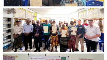 Sukseskan Program PTSL 2025, Kantor Pertanahan Sabu Raijua Serahkan Ratusan Sertipikat Tanah