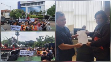 Langgar Kode Etik,Terkait PK Kasus Pencucian Uang SPBU, Mahasiswa Demo MA Dan KY