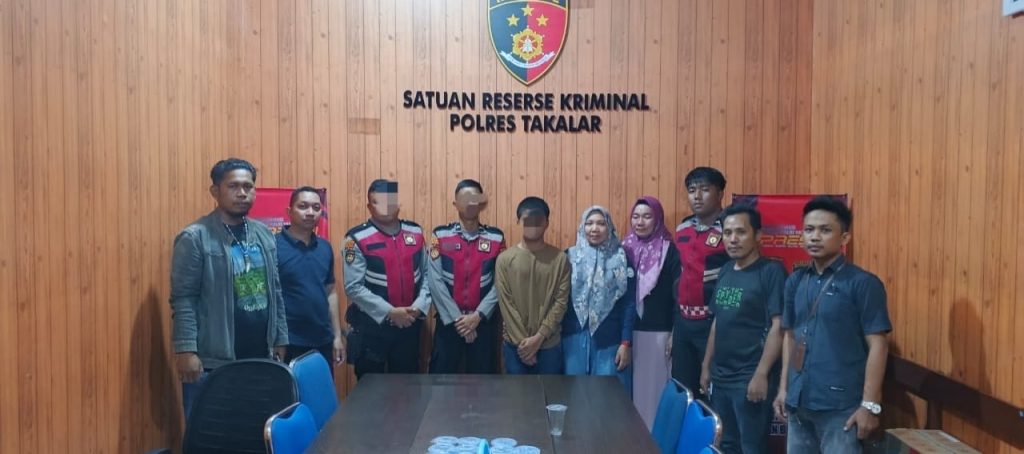 Suasana Haru, Dua Anggota Polres Takalar dan Korban Sepakat Damai