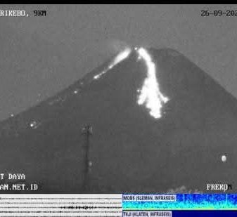 Gunung Merapi Luncurkan Guguran Lava Pijar, Status Masih Siaga Level III