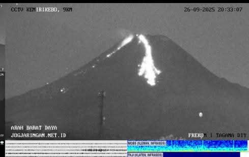 Gunung Merapi Luncurkan Guguran Lava Pijar, Status Masih Siaga Level III