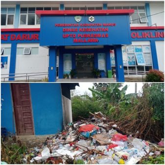 Diduga Lakukan Pembiaran, Sampah Menumpuk di Puskesmas Mallawa, KIPFA Maros Soroti Kepala UPTD Serta Kadis