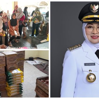 Pemkab Kebumen Gelar Gerakan Pangan Murah di Balai Desa Kejawang Sruweng