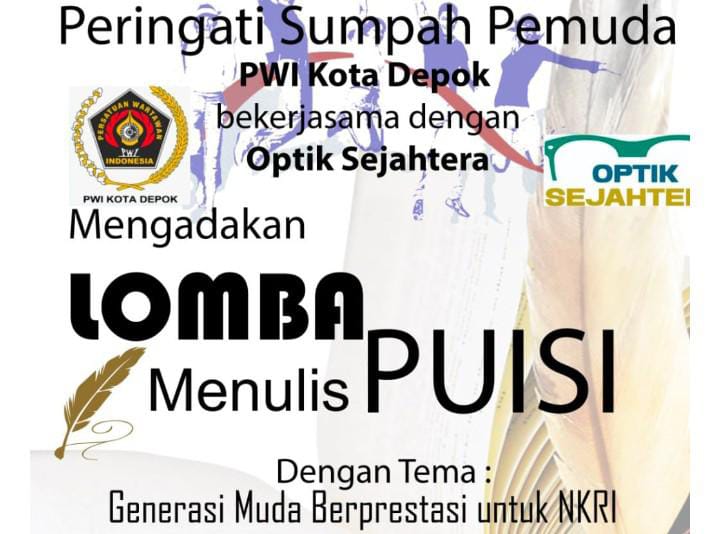 Meriahkan Sumpah Pemuda 2025 PWI Depok Gelar Lomba Menulis Puisi Tingkat Pelajar