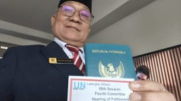 Wilson Lalengke Ambil Kartu Pass Masuk Gedung PBB, Siap Berpidato