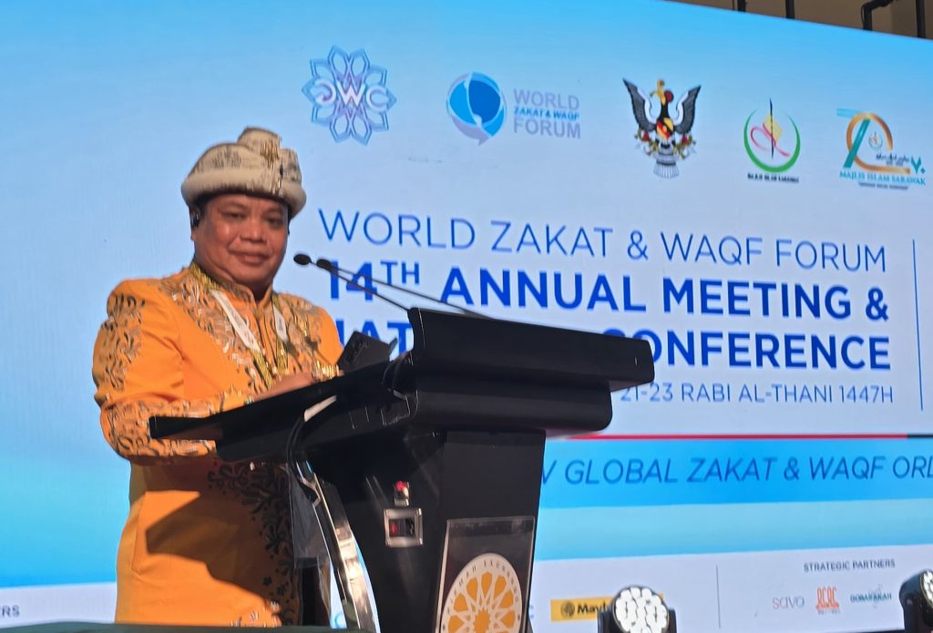Kehadiran Maharaja Kutai Mulawarman pada World Zakat dan Waqf Kuching Sarawak