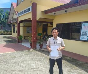 LBH Suara Panrita Keadilan Laporkan Diduga Pelaku Perusakan Barang di Polsek Pattallassang Takalar