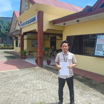 LBH Suara Panrita Keadilan Laporkan Diduga Pelaku Perusakan Barang di Polsek Pattallassang Takalar