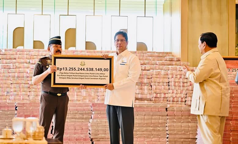 Di Bawah Arahan Prabowo, Rp13,25 Triliun Kerugian Negara Berhasil Dikembalikan