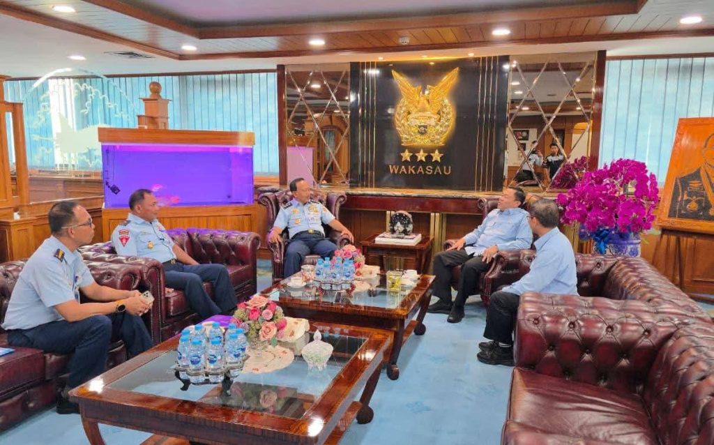 Terima Kunjungan Wakil Kepala BGN, Wakasau Tegaskan Komitmen TNI AU Sukseskan MBG